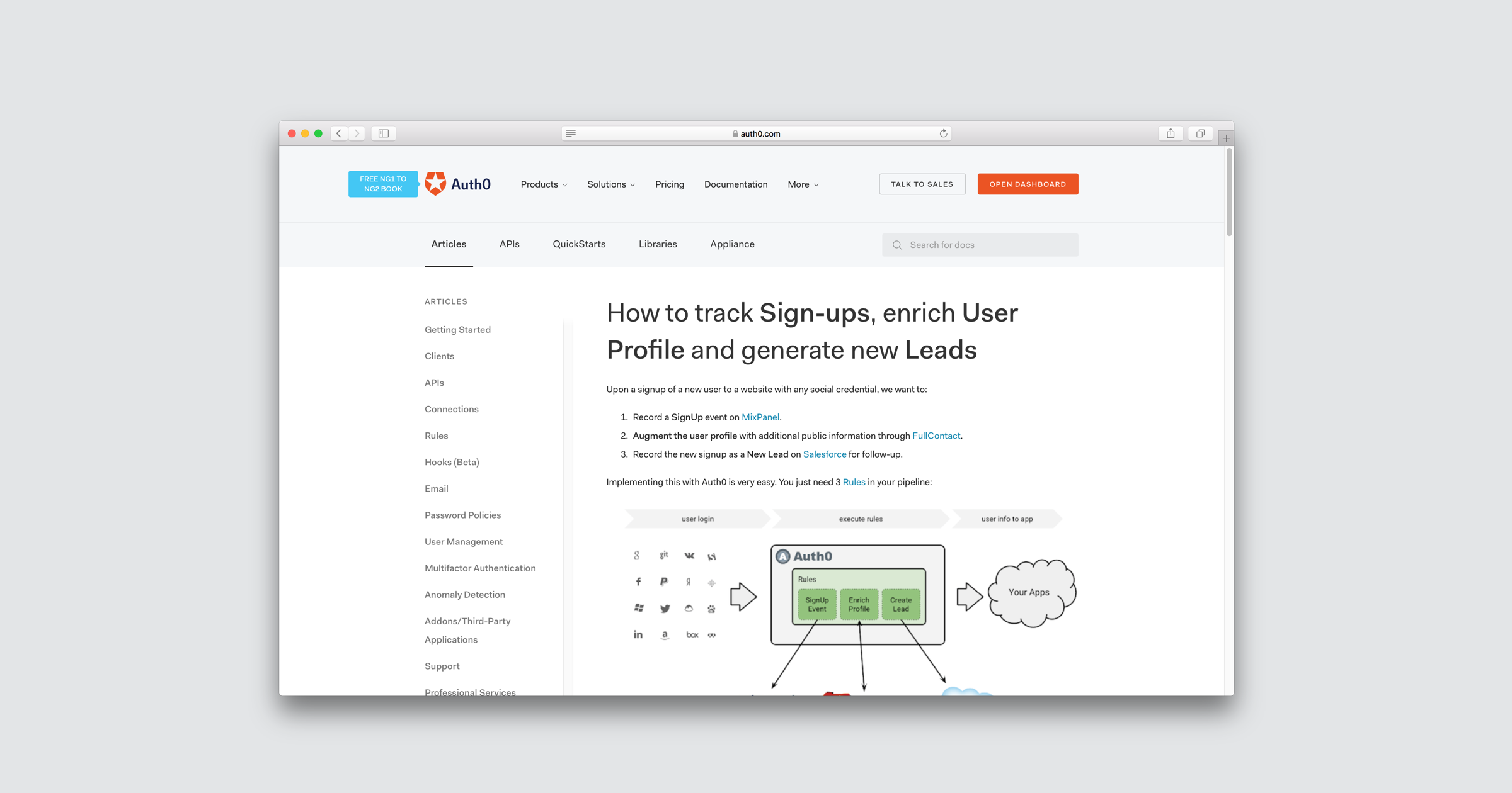 How to track signups